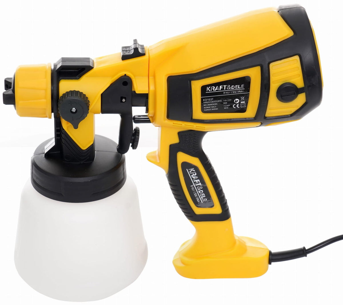 KRAFT&DELE HVLP-värvipüstol 650 W 800 ml KD1657 – pilt 3