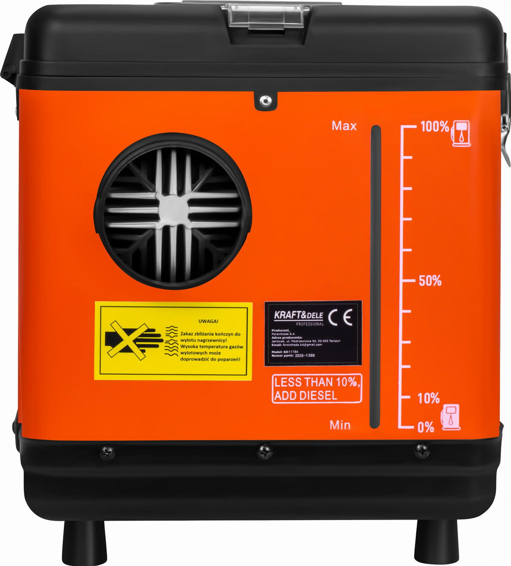 KRAFT&DELE 9 kW õliküttel töötav parkimiskütteseade 12 V / 24 V / 230 V KD11784 – pilt 6