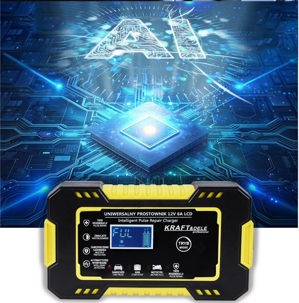 KRAFT&DELE automaatne LCD-akulaadija 12 V / 6 A KD1290 – pilt 9