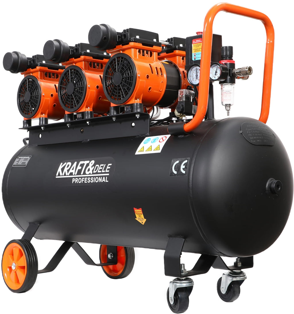 Õlivaba õhukompressor 100 l 580 l/min 6 kW KD1394 – pilt 1