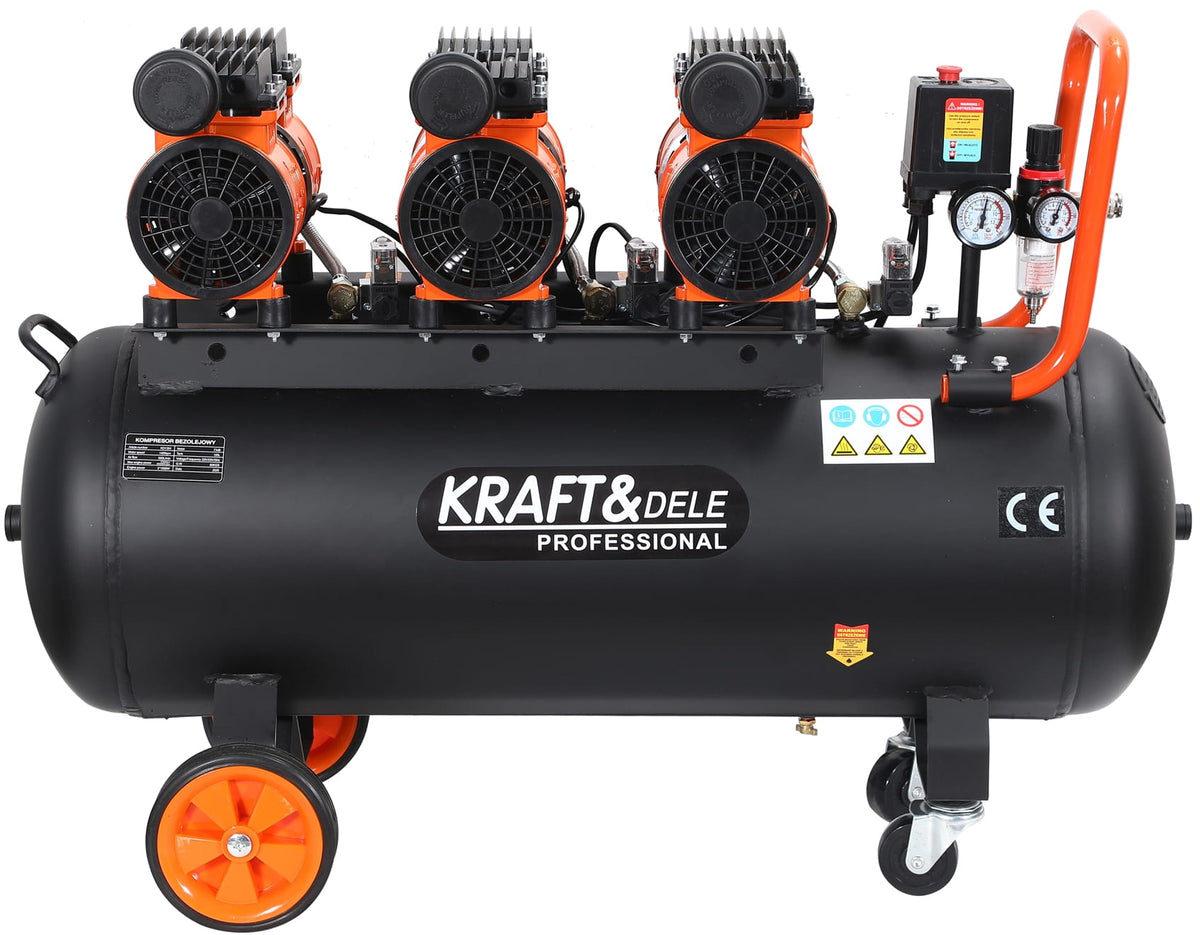 Õlivaba õhukompressor 100 l 580 l/min 6 kW KD1394 – pilt 3