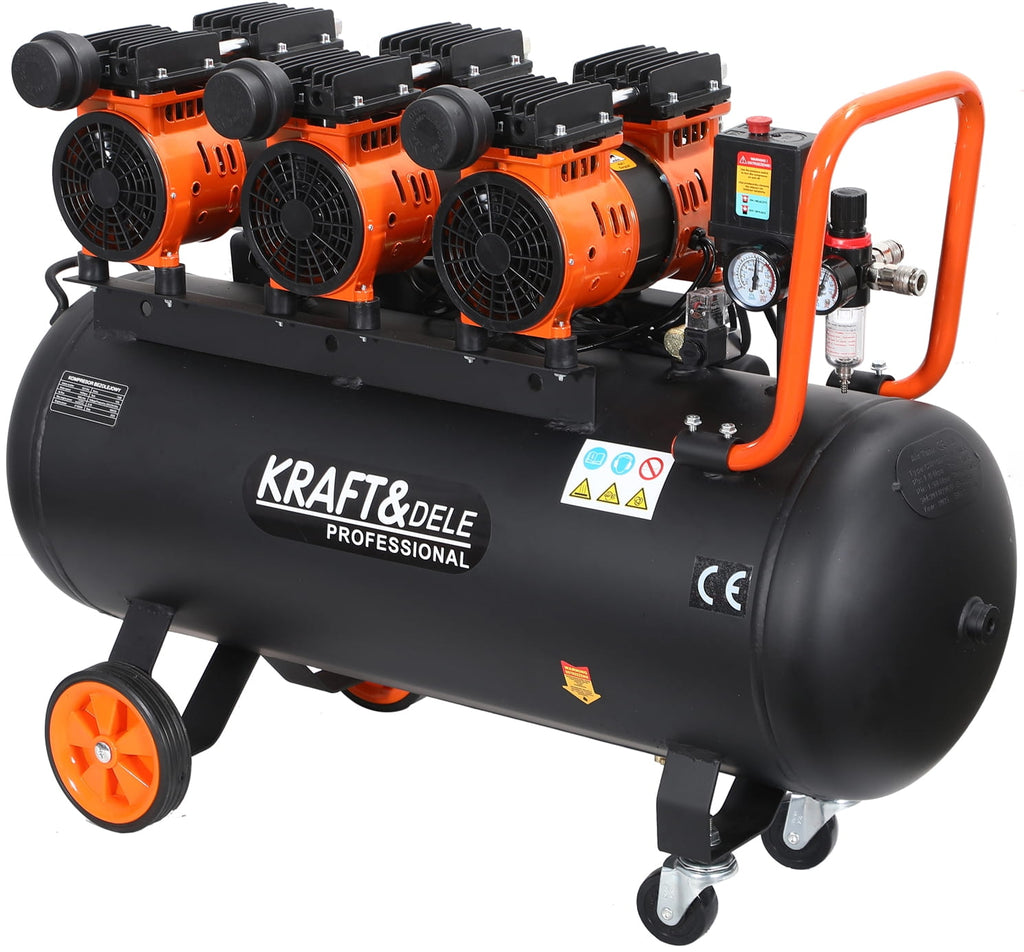 Õlivaba õhukompressor 100 l 580 l/min 6 kW KD1394 – pilt 4