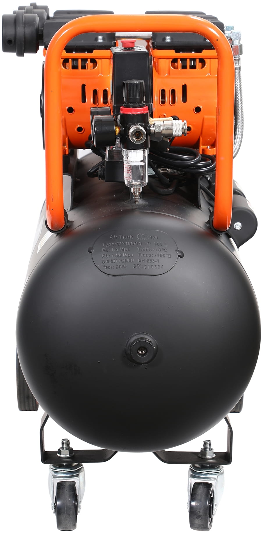Õlivaba õhukompressor 100 l 580 l/min 6 kW KD1394 – pilt 7