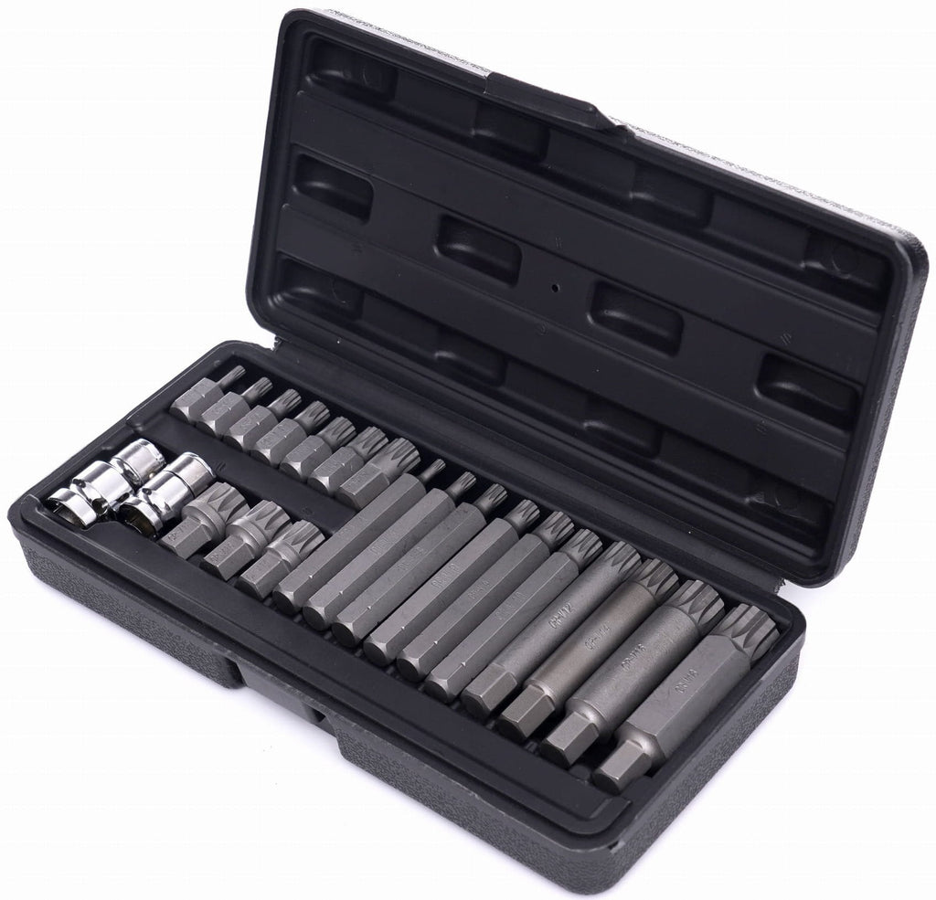 M4–M18 spline-otsikute komplekt, 22 tk KD10539 – pilt 3