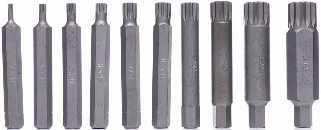 M4–M18 spline-otsikute komplekt, 22 tk KD10539 – pilt 7