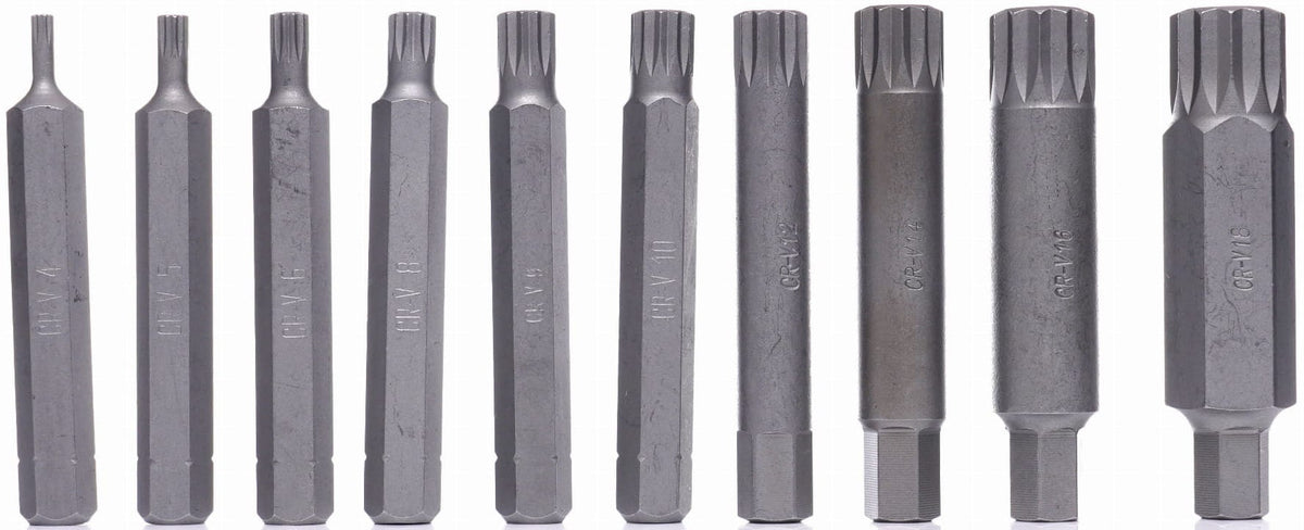 M4–M18 spline-otsikute komplekt, 22 tk KD10539 – pilt 7
