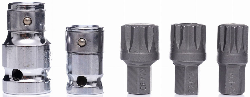 M4–M18 spline-otsikute komplekt, 22 tk KD10539 – pilt 9