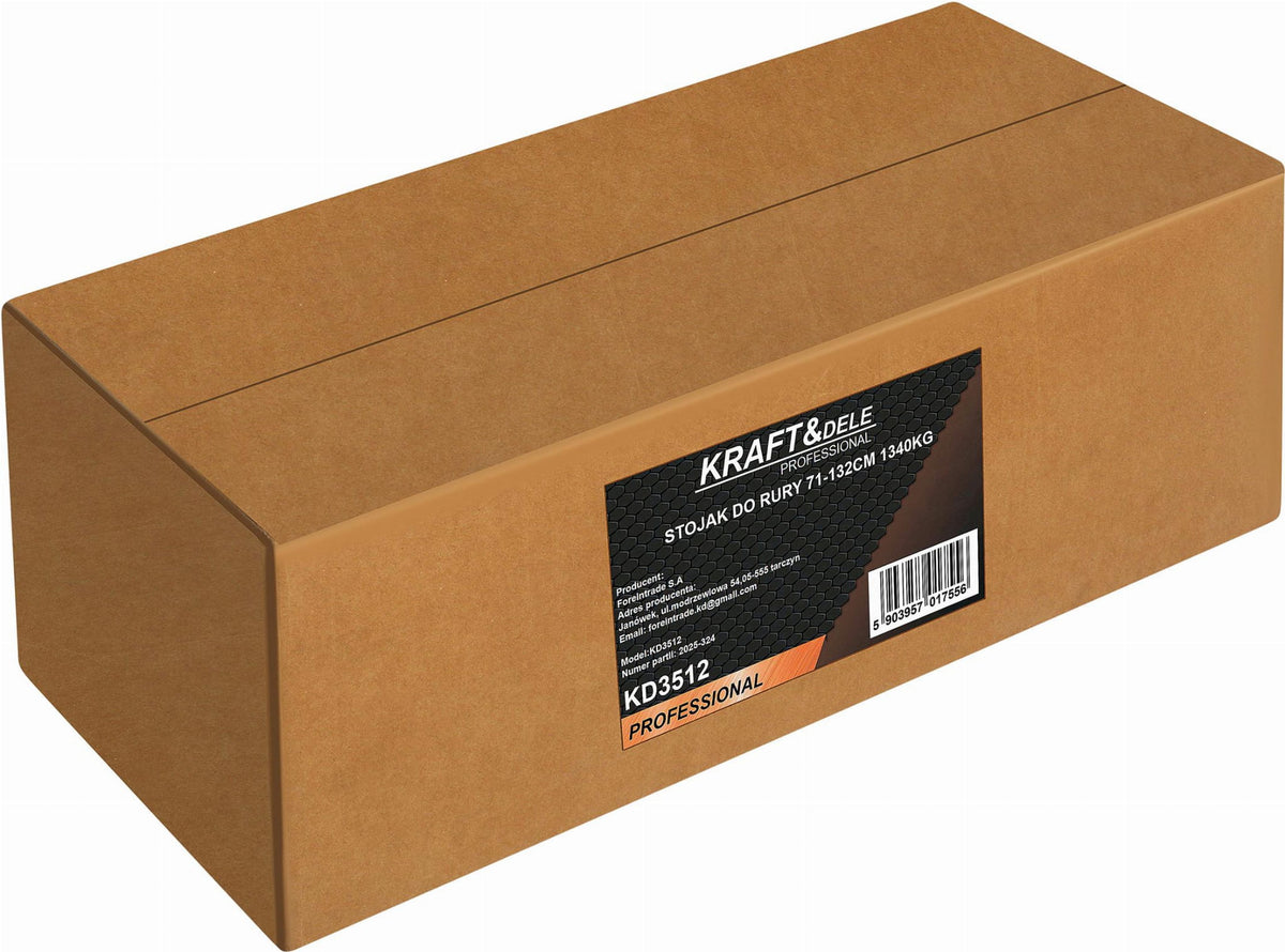 KRAFT&DELE reguleeritav torutugi 71–132 cm, 1340 kg, 1 tk KD3512 – pilt 8