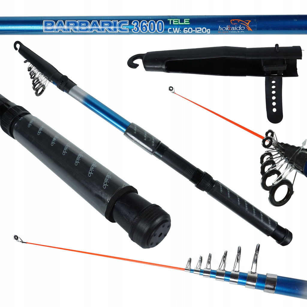 Hokkaido Barbaric Mix Carbon teleskoopõngeritv 3,6 m 60–120 g W11125 – pilt 1