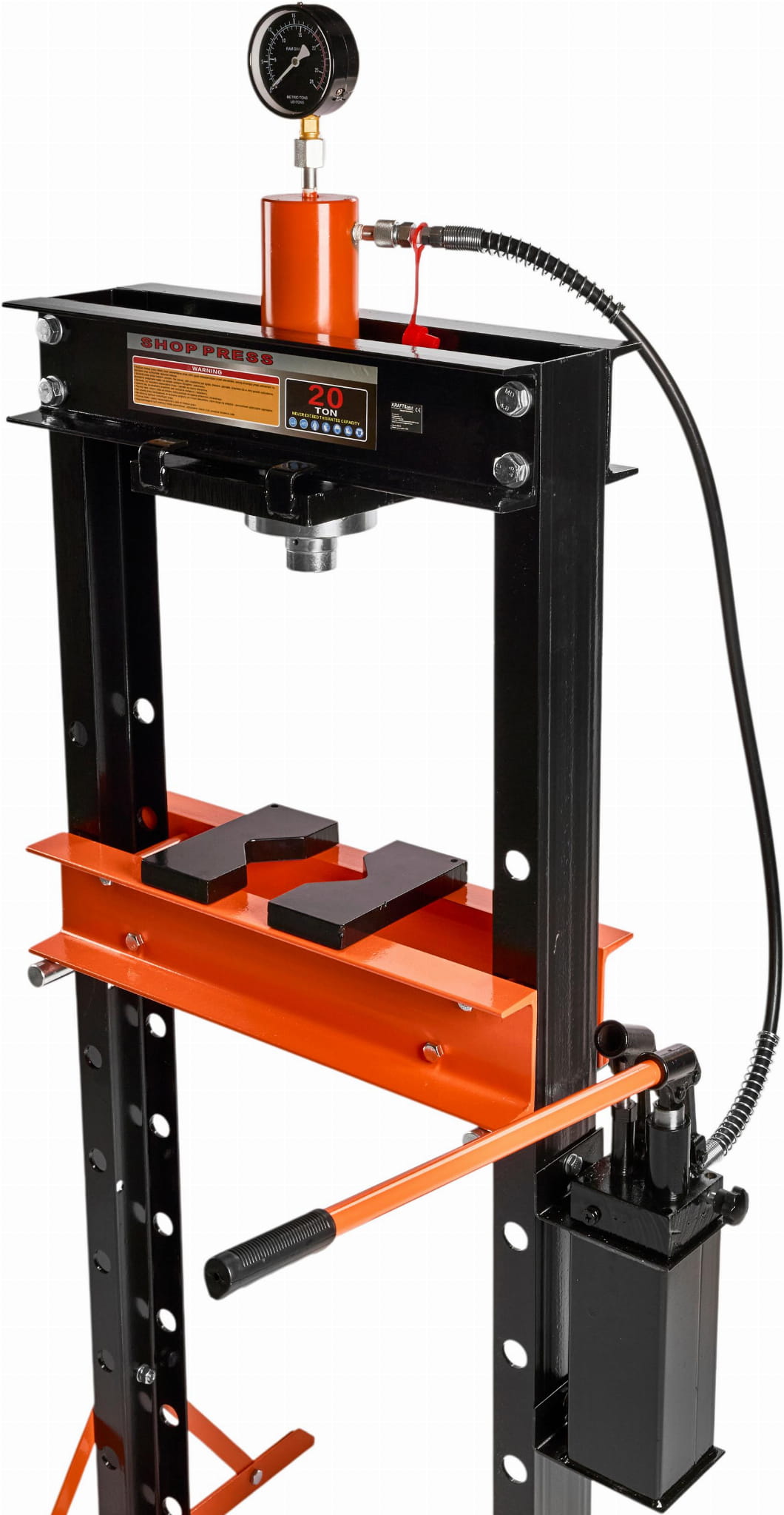 KRAFT&DELE 20 t hüdrauliline töökodapress KD318 – pilt 5