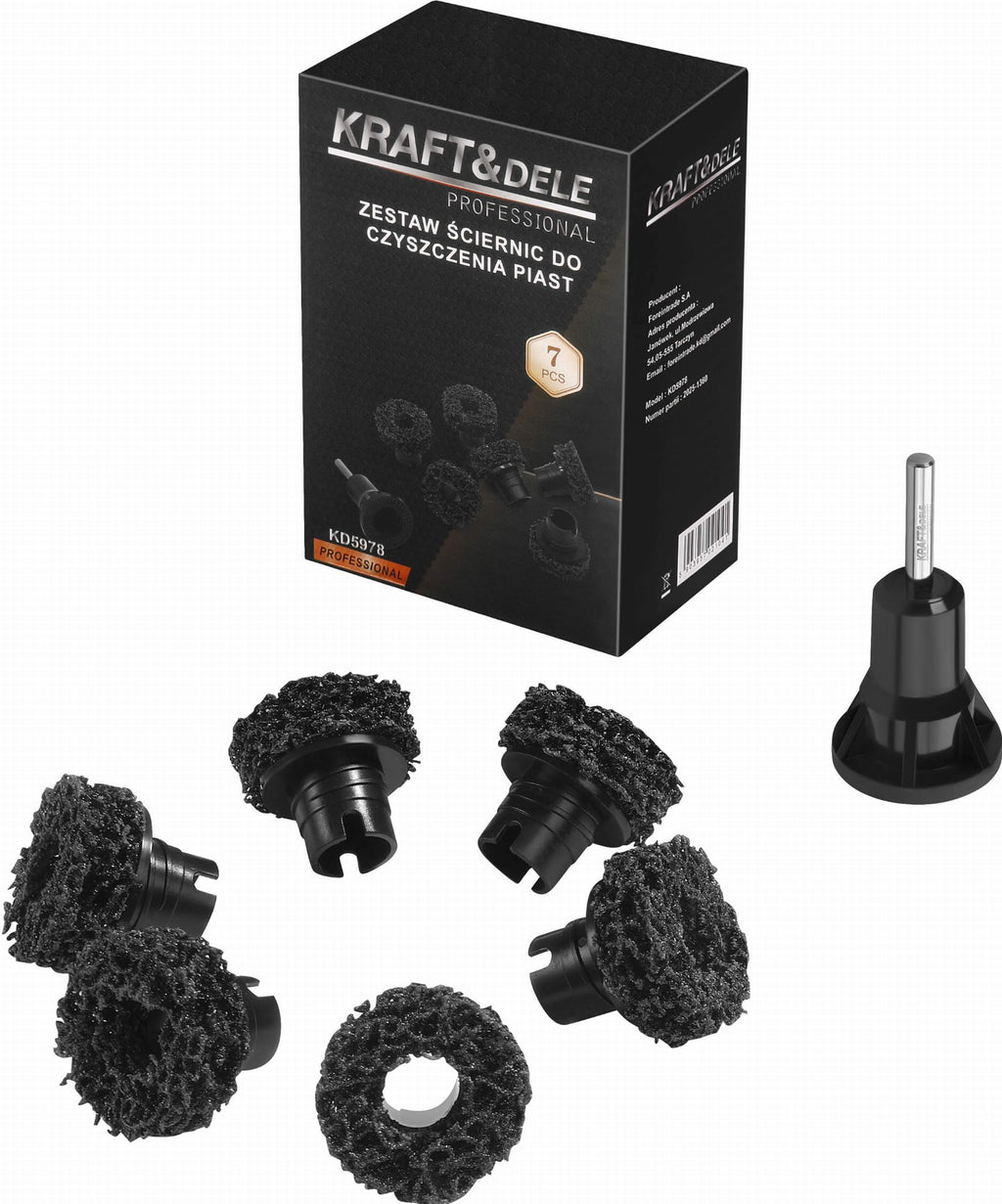 KRAFT&DELE rattarummude puhastuslihvketaste komplekt KD5978 – pilt 10