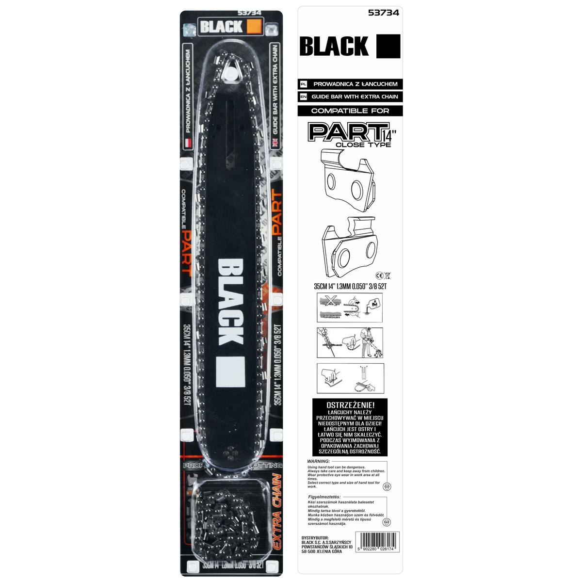 14″ saelatt koos 2 saeketiga 53734 – pilt 2