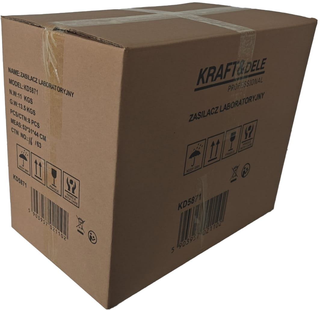 KRAFT&DELE reguleeritav laboratoorne toiteplokk 0–30 V 0–10 A KD5871 – pilt 10