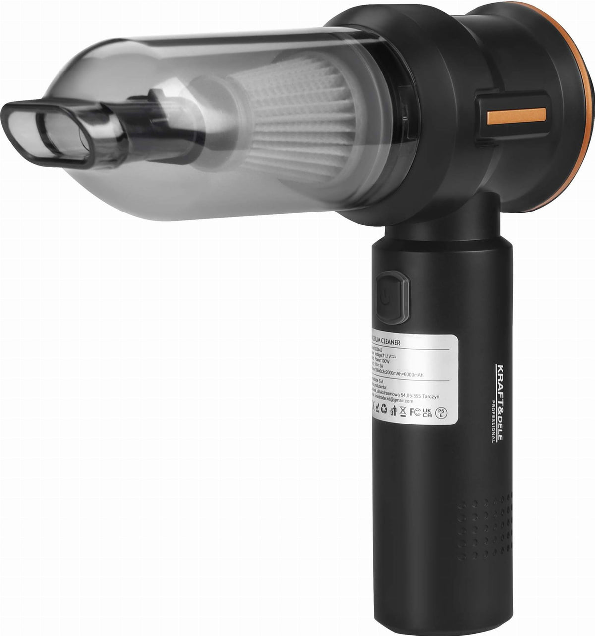 KRAFT&DELE juhtmevaba 3-in-1 tolmuimeja 100 W 6000 mAh KD3445 – pilt 1