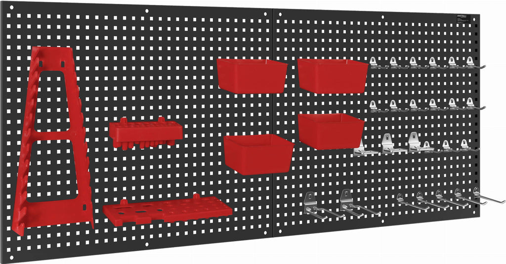 KRAFT&DELE metallist perforeeritud tööriistapaneelide komplekt 112 × 45 cm KD11897 – pilt 1