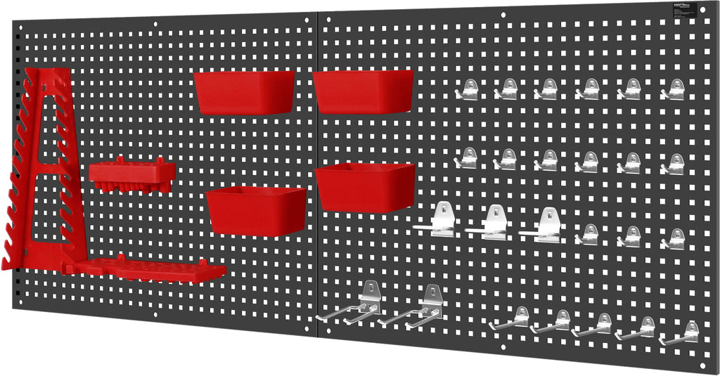 KRAFT&DELE metallist perforeeritud tööriistapaneelide komplekt 112 × 45 cm KD11897 – pilt 4