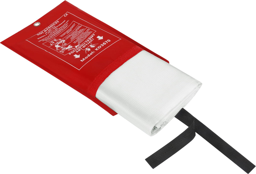 KRAFT&DELE klaaskiust tulekustutustekk 1,2 × 1,8 m KD3670 – pilt 4