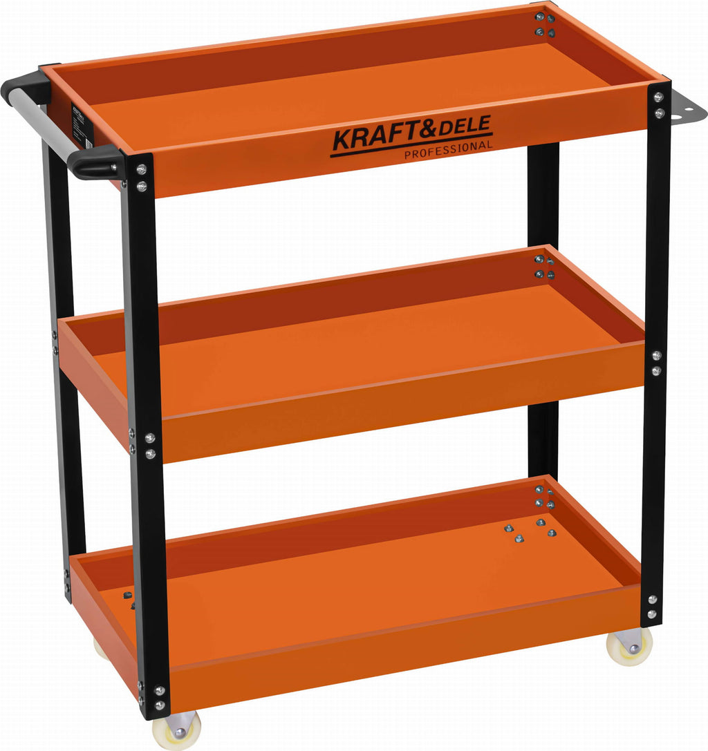 KRAFT&DELE 3 riiuliga tööriistakäru KD1092 – pilt 1