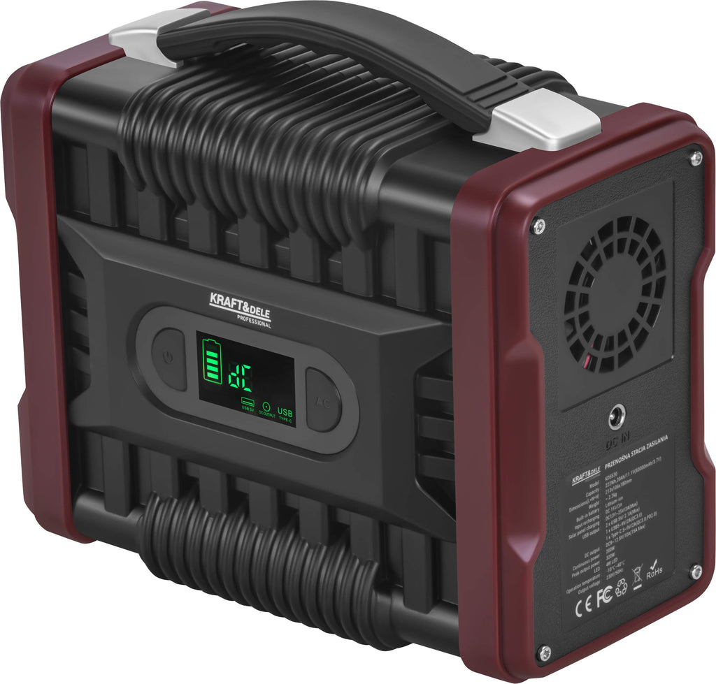KRAFT&DELE kaasaskantav toitejaam 222 Wh 20 Ah / 11,1 V KD5530 – pilt 3