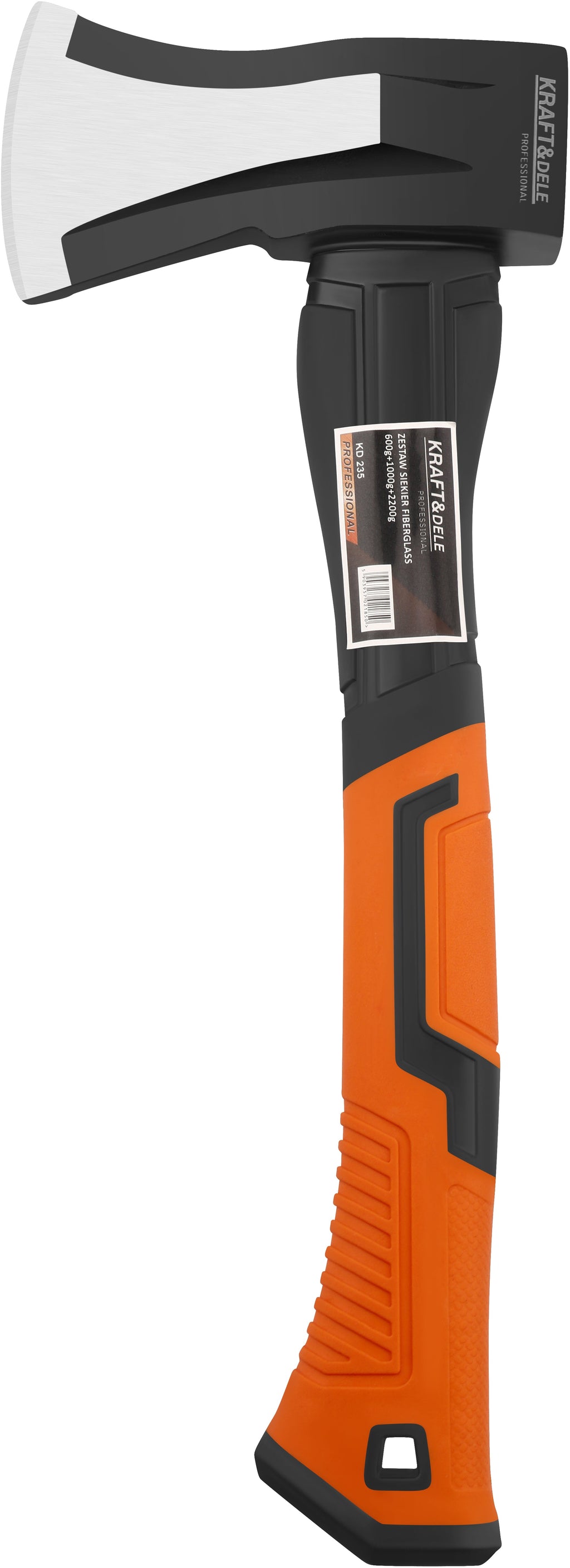 KRAFT&DELE klaaskiust käepidemega kirveste komplekt 600 g, 1000 g ja 2200 g KD235 – pilt 9