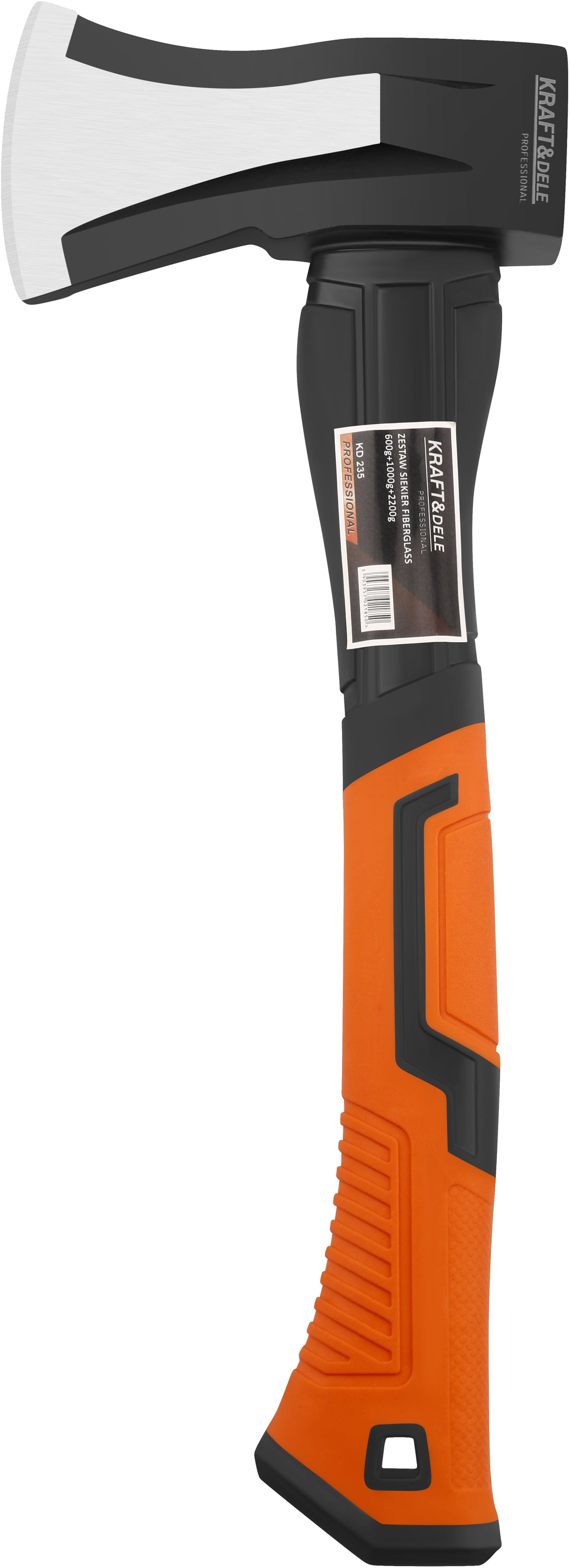 KRAFT&DELE klaaskiust käepidemega kirveste komplekt 600 g, 1000 g ja 2200 g KD235 – pilt 9