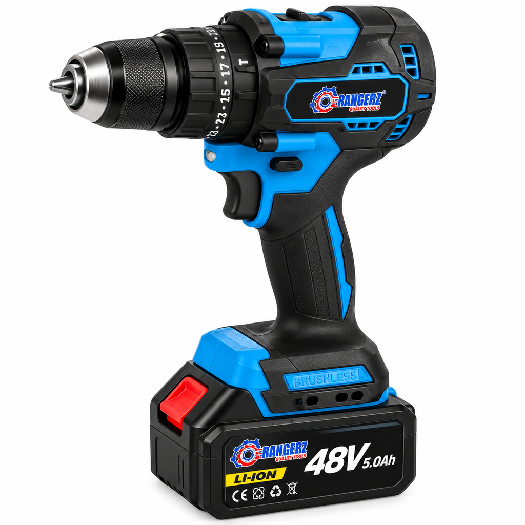 RANGERZ 3-ühes akuga tööriistakomplekt 48 V 5,0 Ah, 2 akuga RS-5017B – pilt 4