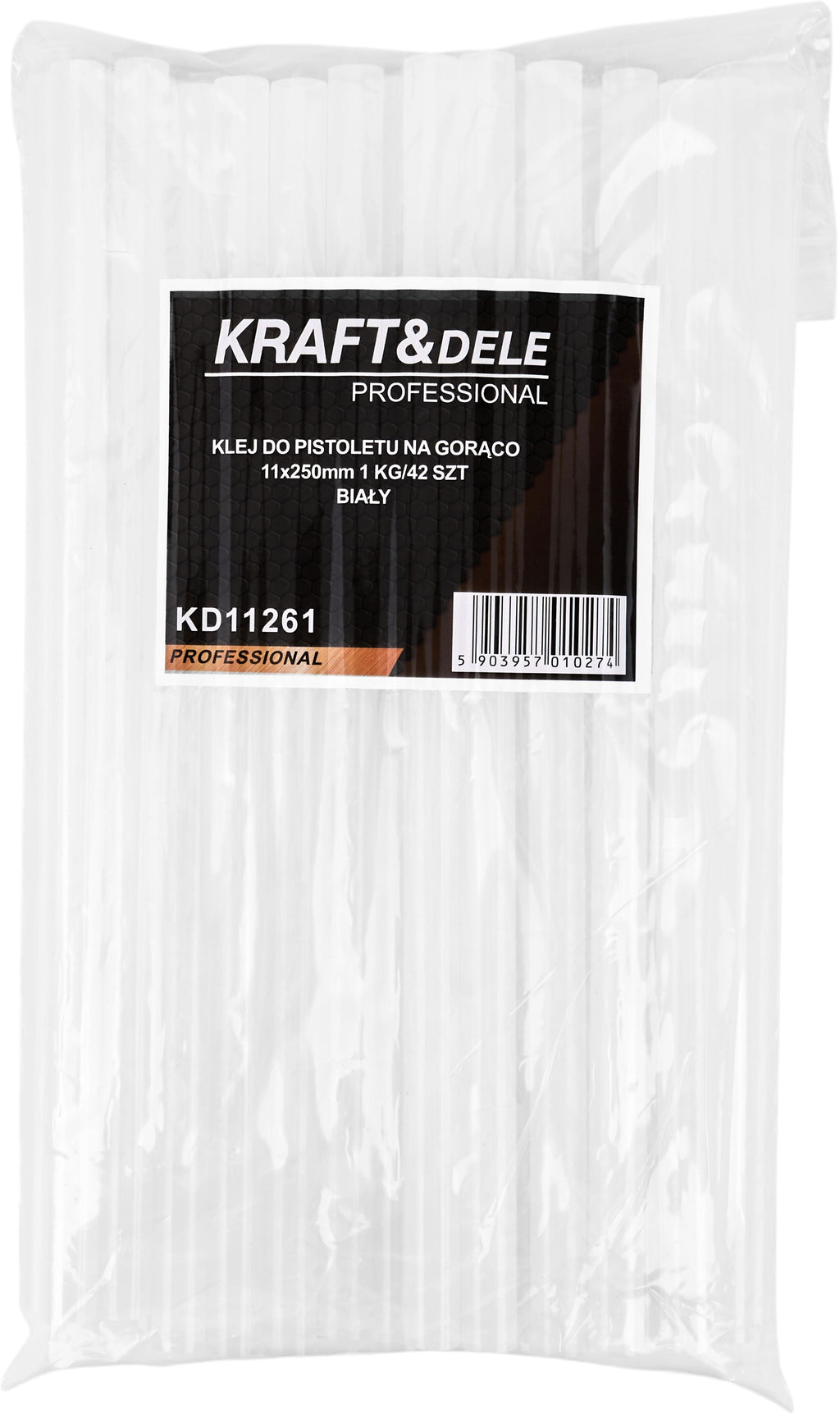 Valged kuumliimipulgad 11 × 250 mm, 42 tk KD11261 – pilt 10