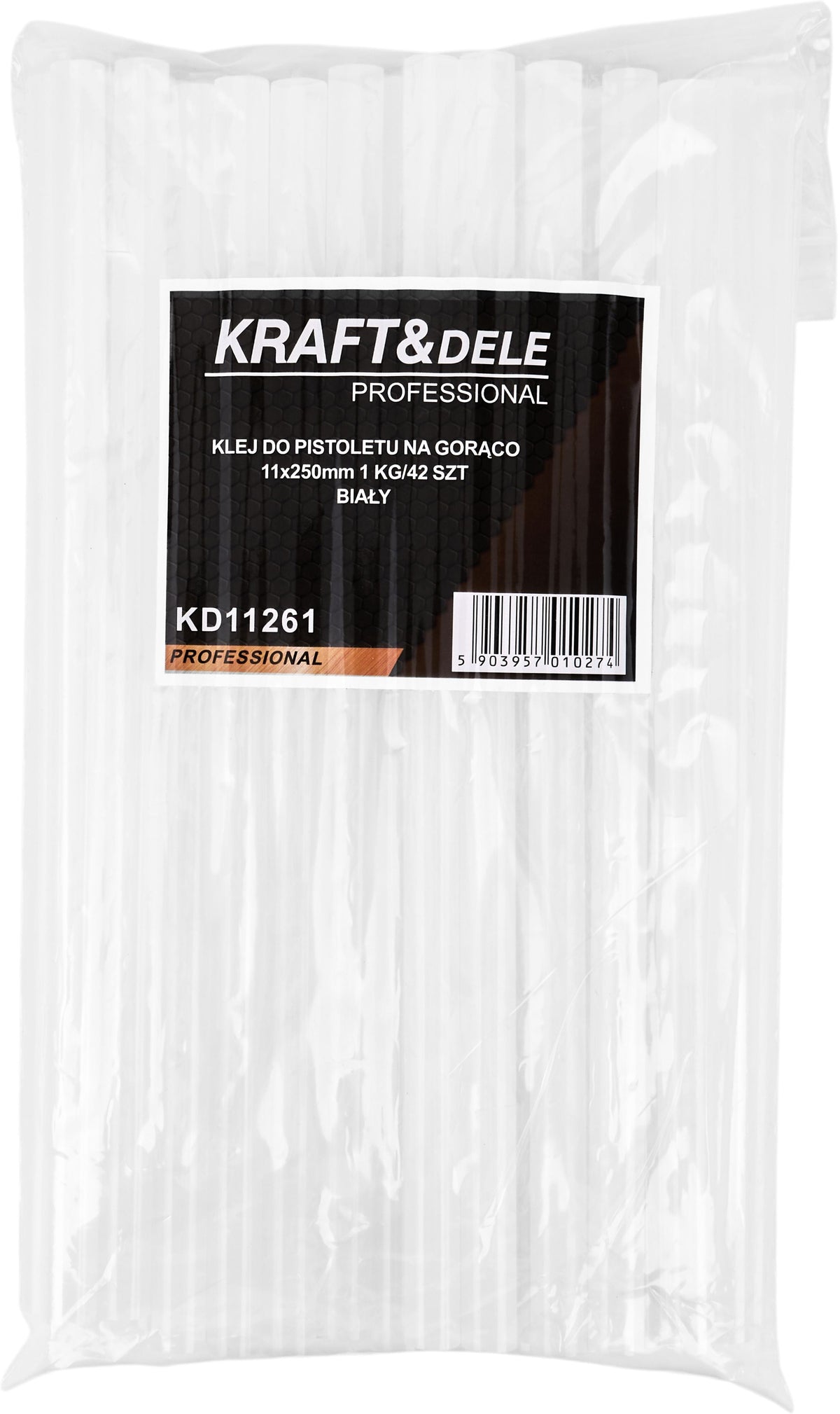 Valged kuumliimipulgad 11 × 250 mm, 42 tk KD11261 – pilt 10