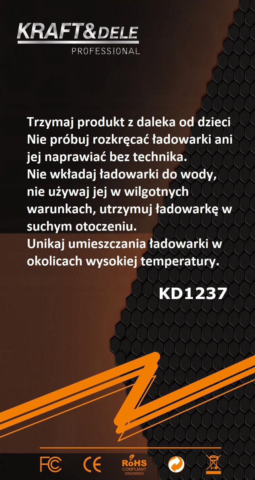 KRAFT&DELE Quick Charge 3.0 USB-seinalaadija KD1237 – pilt 9
