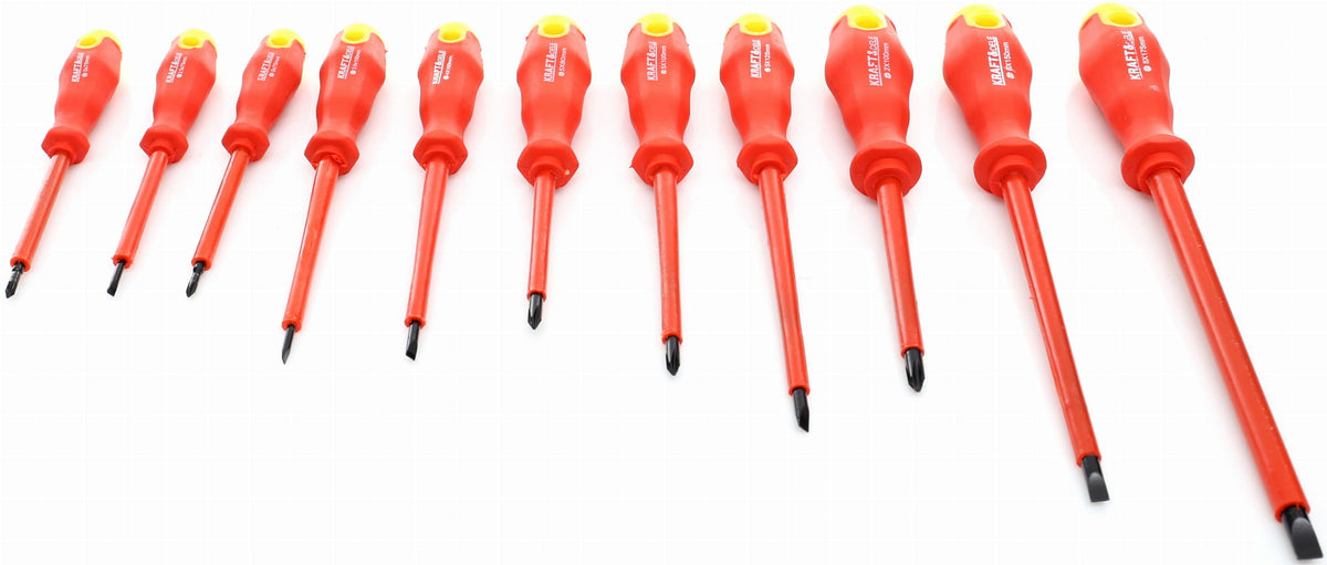KRAFT&DELE Isolatsiooniga kruvikeerajate komplekt 11-osaline KD10333