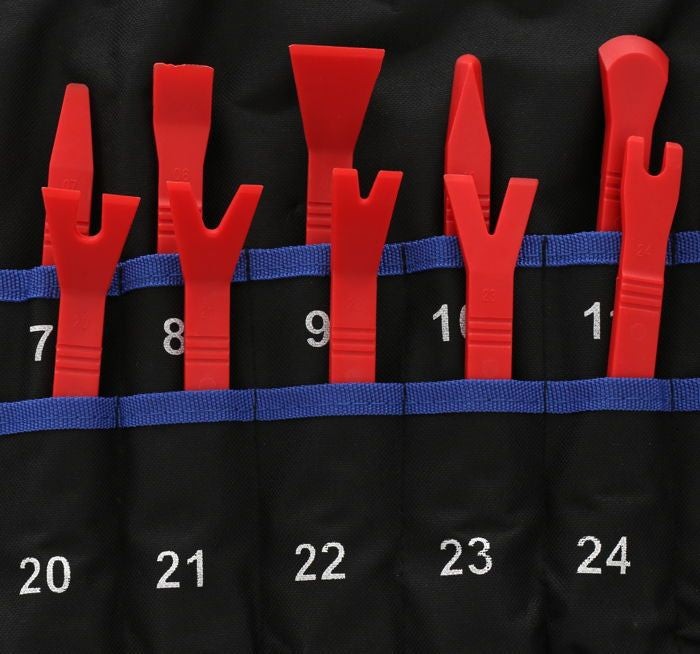 KRAFT&DELE Kvaliteetne 27-osaline plastikheeblite ja tüüblitangide komplekt KD1130