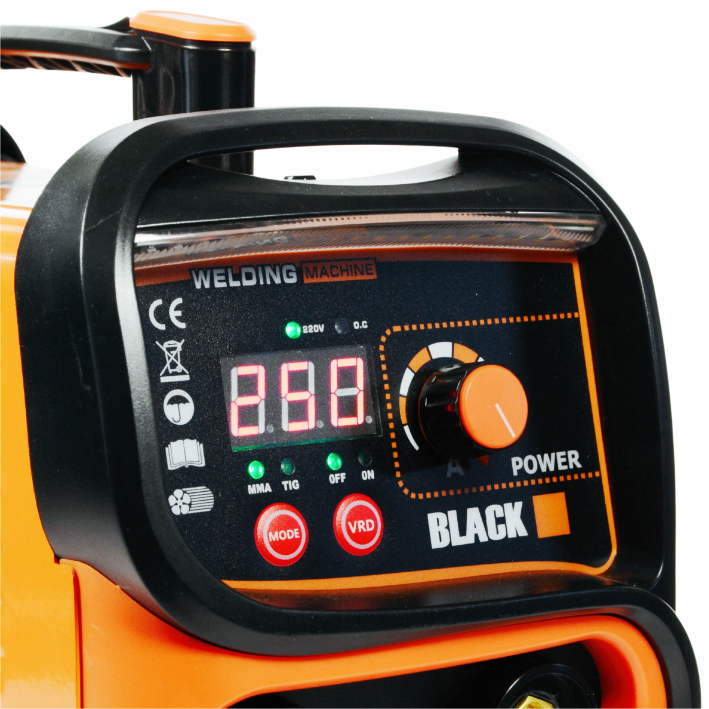 BLACKTOOLS IGBT-inverterkeevitus MMA/TIG 250 A 37425 – pilt 5