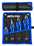 META-PRO 4-osaline lukustustangide komplekt 5″, 6,5″, 7″ ja 10″ koos rullitava tööriistaorganisaatoriga GA1004 – pilt 1