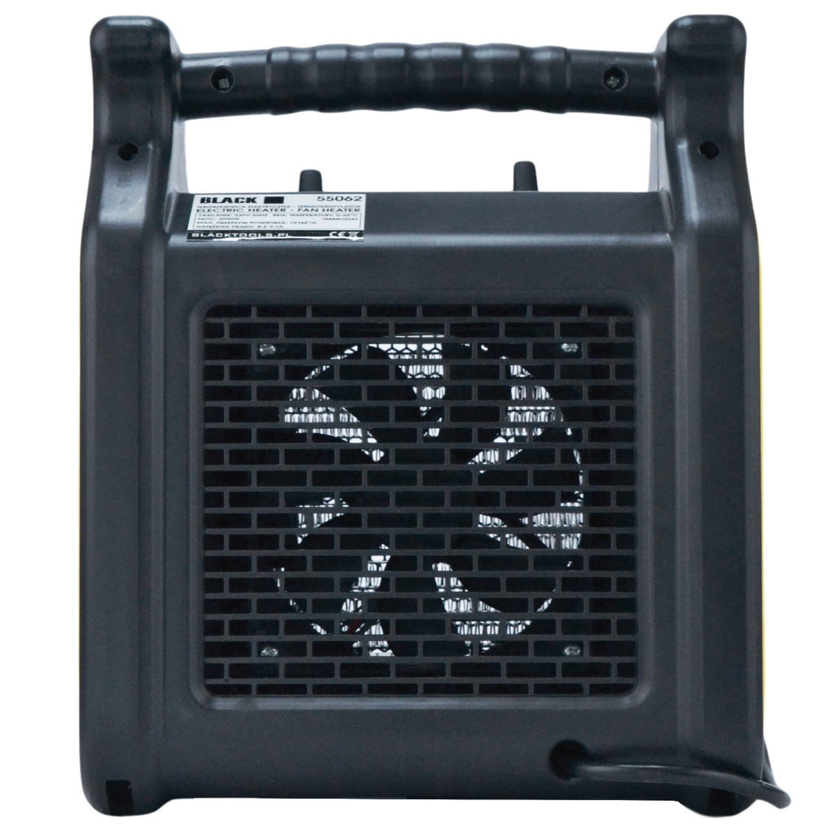 Kaasaskantav elektriline ventilaatorsoojendi BLACK 2 kW 55062 – pilt 5