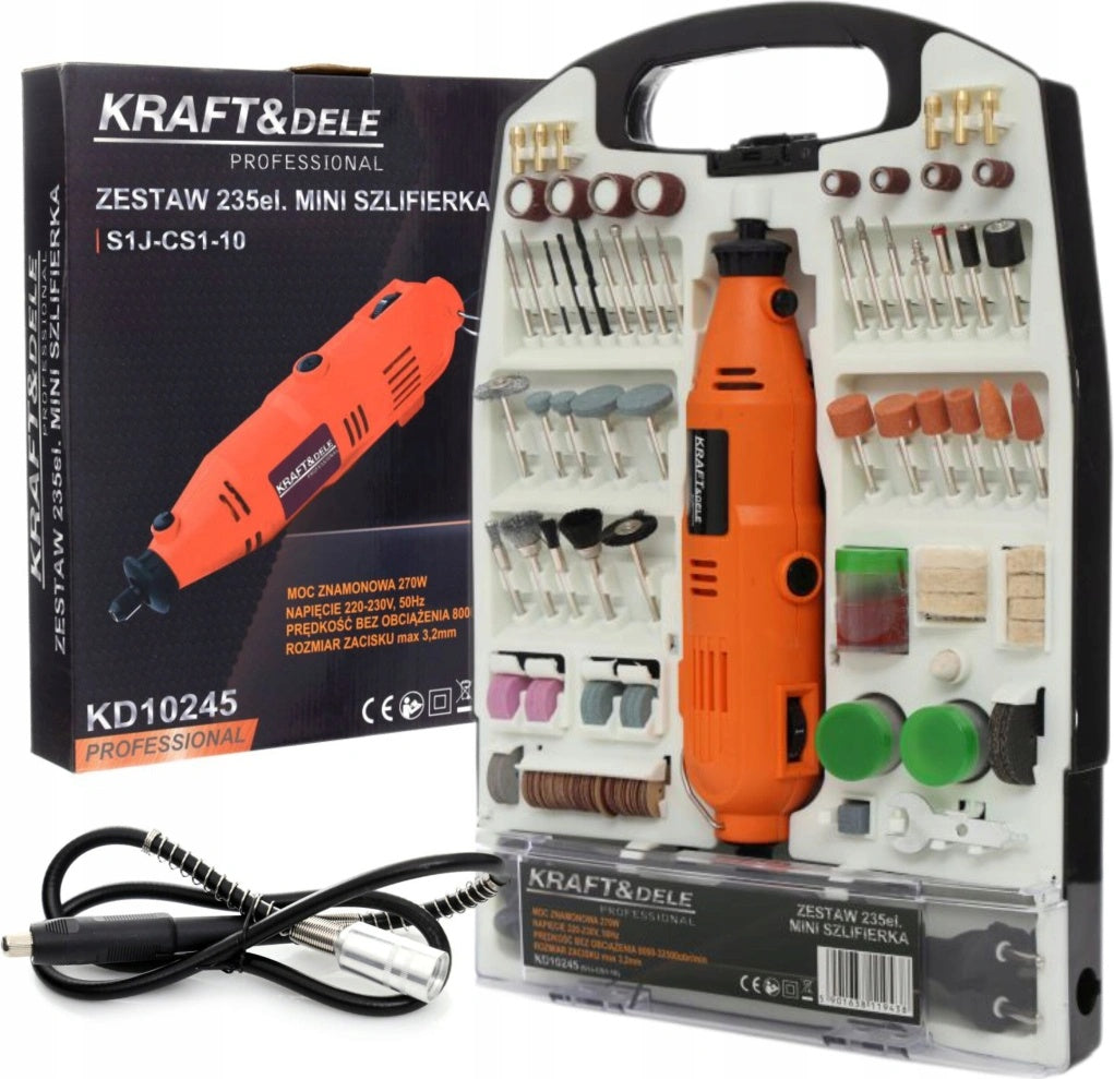KRAFT&DELE Juhtmevaba minifrees akuga + tarvikud KD1669