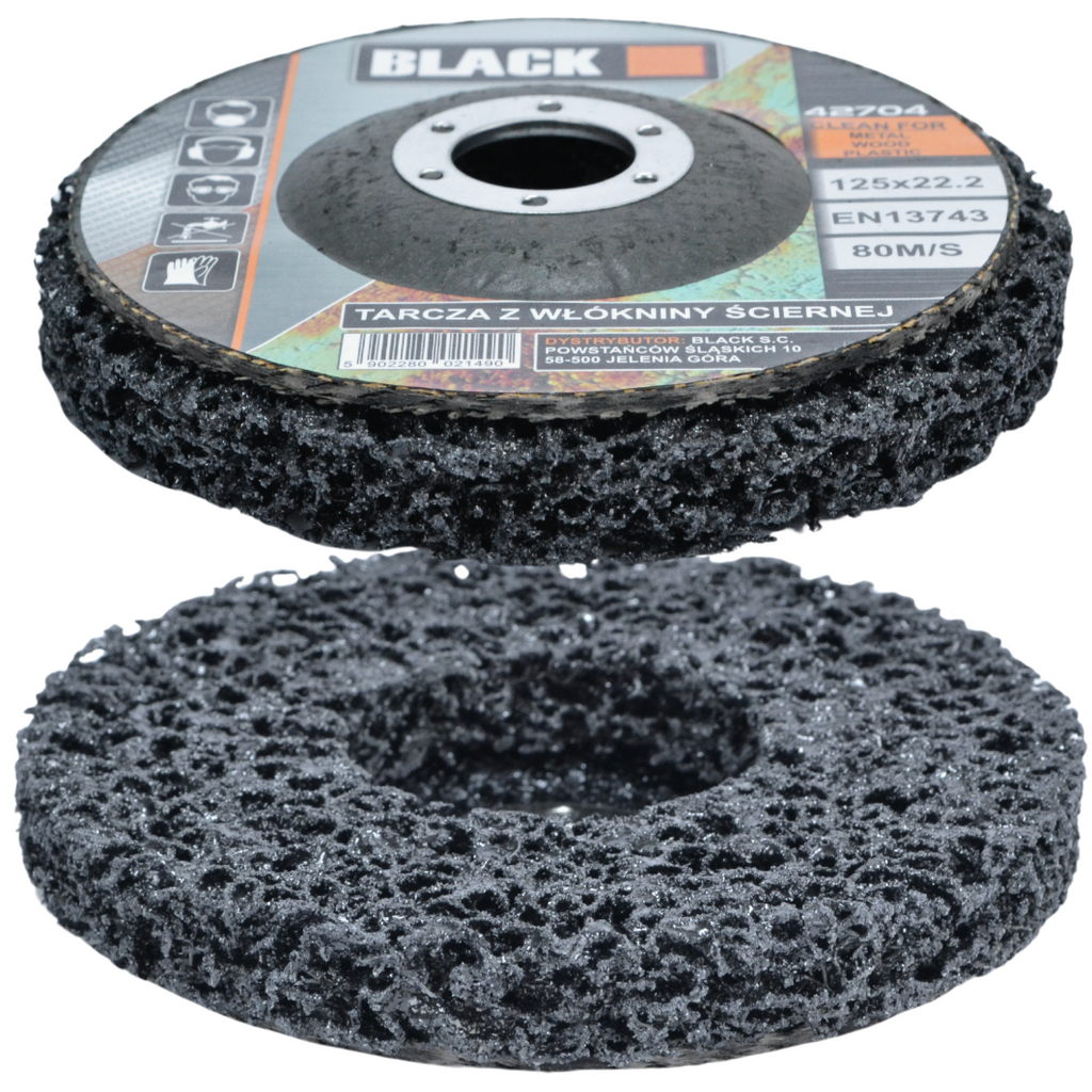Must mittekootud abrasiivketas 125 mm 42704 – pilt 4