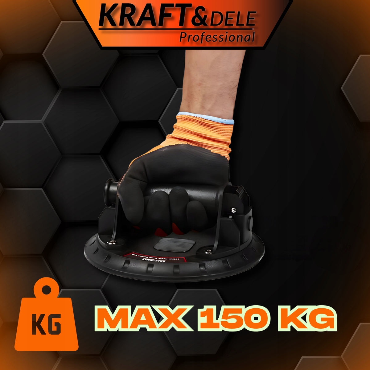 KRAFT&DELE Vaakumiminapp 200 mm / 150 kg KD10790