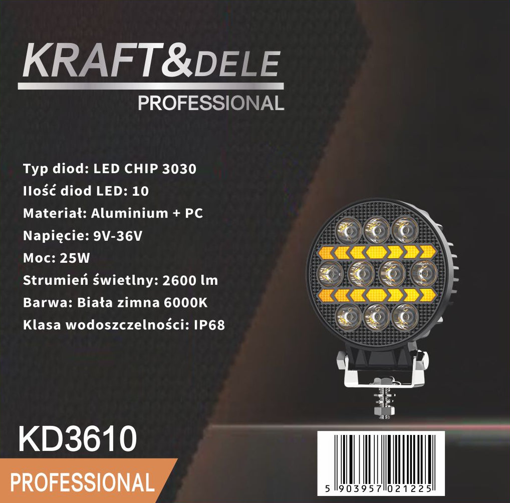 25 W LED-töövalgusti KD3610 – pilt 2
