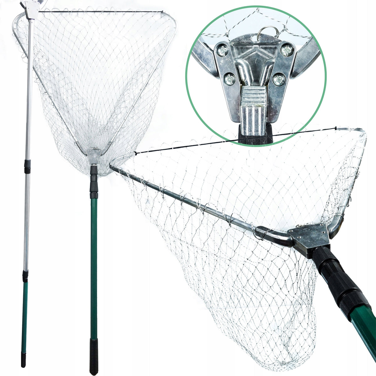 Hokkaido karbikahv 80 × 80 cm, 280 cm punutud varrega W14013 – pilt 1