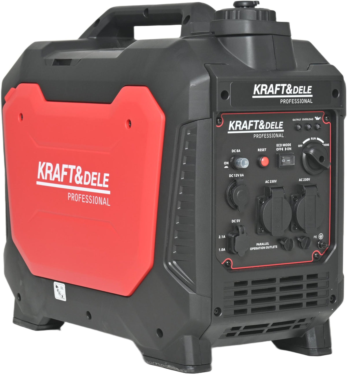 KRAFT&DELE generaator 3,7 kW 230 V, 12 V ja USB KD3163 – pilt 5