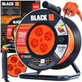 Blacktoolsi kaablirulliga pikendusjuhe 25 m 3 × 1,5 mm² H05VV-F 59016 – pilt 1