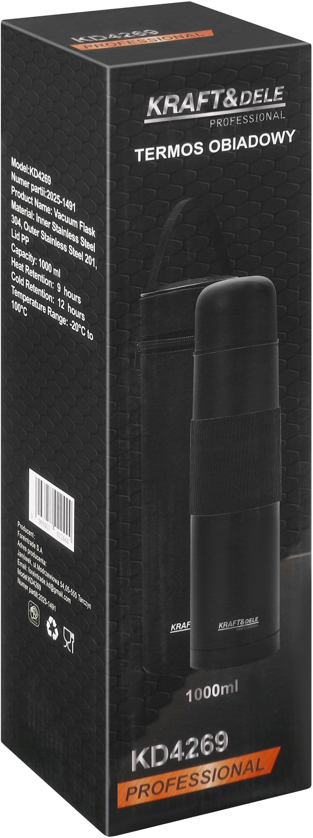 1 l lõunatermos kandekotiga KD4269 – pilt 10