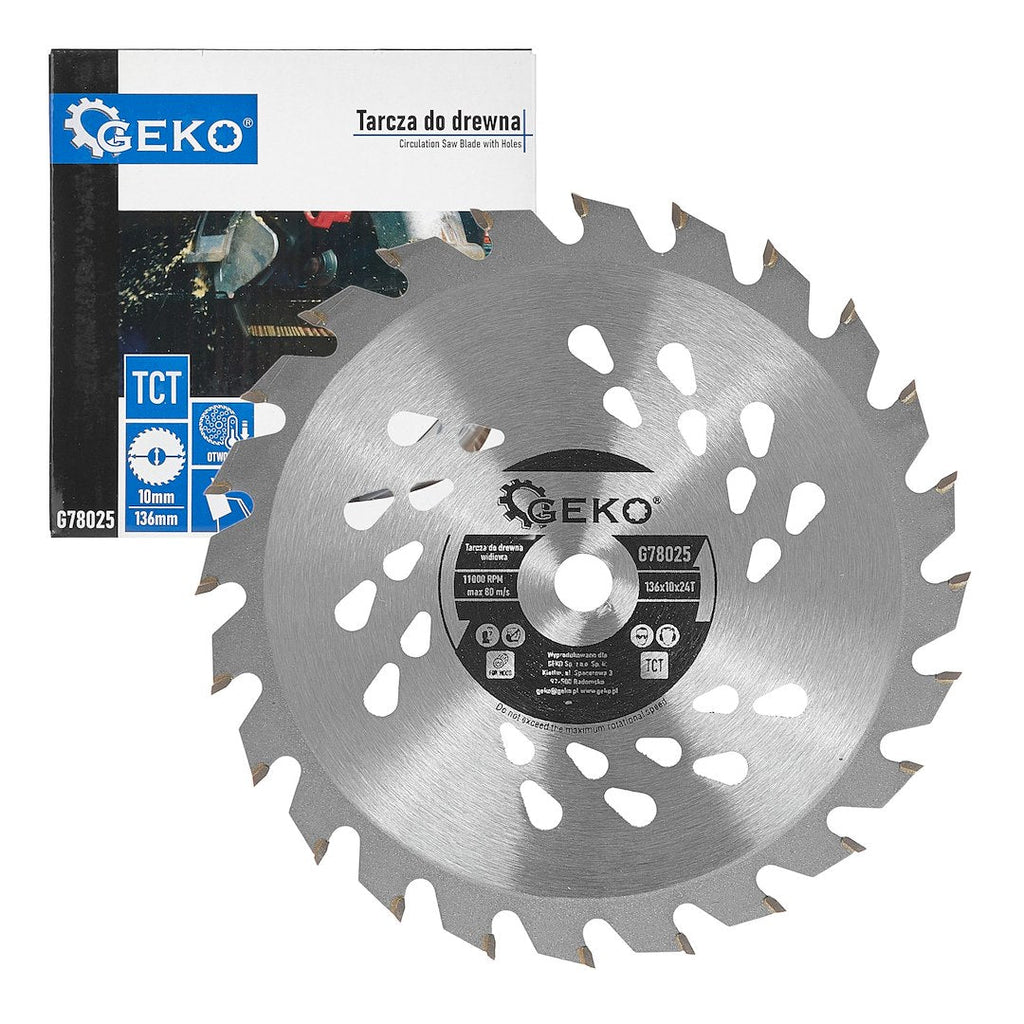 TCT saeketas 136mmx10mmx24T – pilt 1
