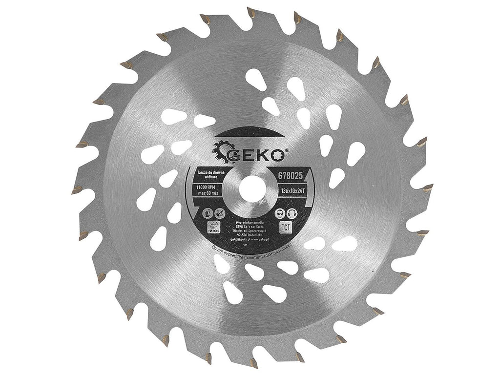 TCT saeketas 136mmx10mmx24T – pilt 2