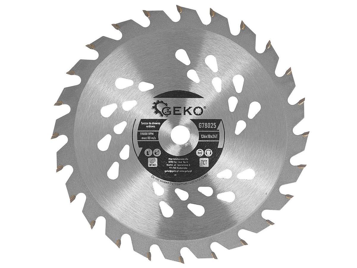 TCT saeketas 136mmx10mmx24T – pilt 2
