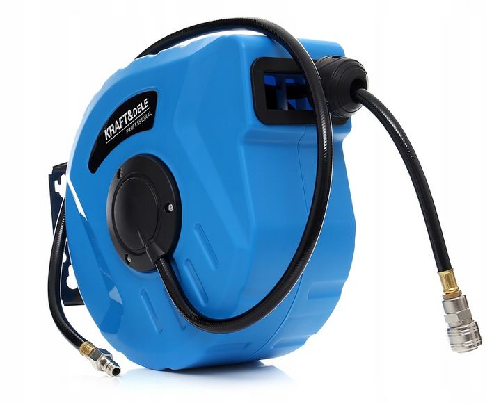 Automaatse tagasikerimisega pneumaatiline voolikurull 30 m 1/4″ KD1462 – pilt 1