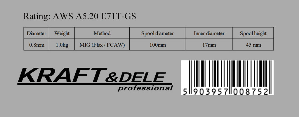 Isekaitsev keevitustraat 0,8 mm 1 kg KD1148 – pilt 9