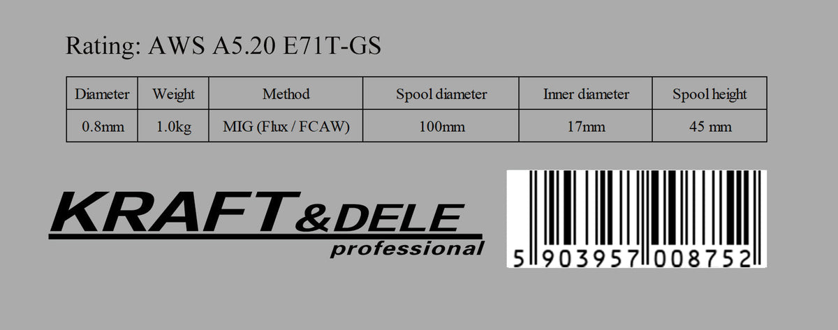 Isekaitsev keevitustraat 0,8 mm 1 kg KD1148 – pilt 9