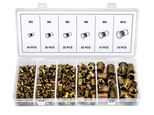150 tk terasest neetmutrite komplekt KD12676 – pilt 1