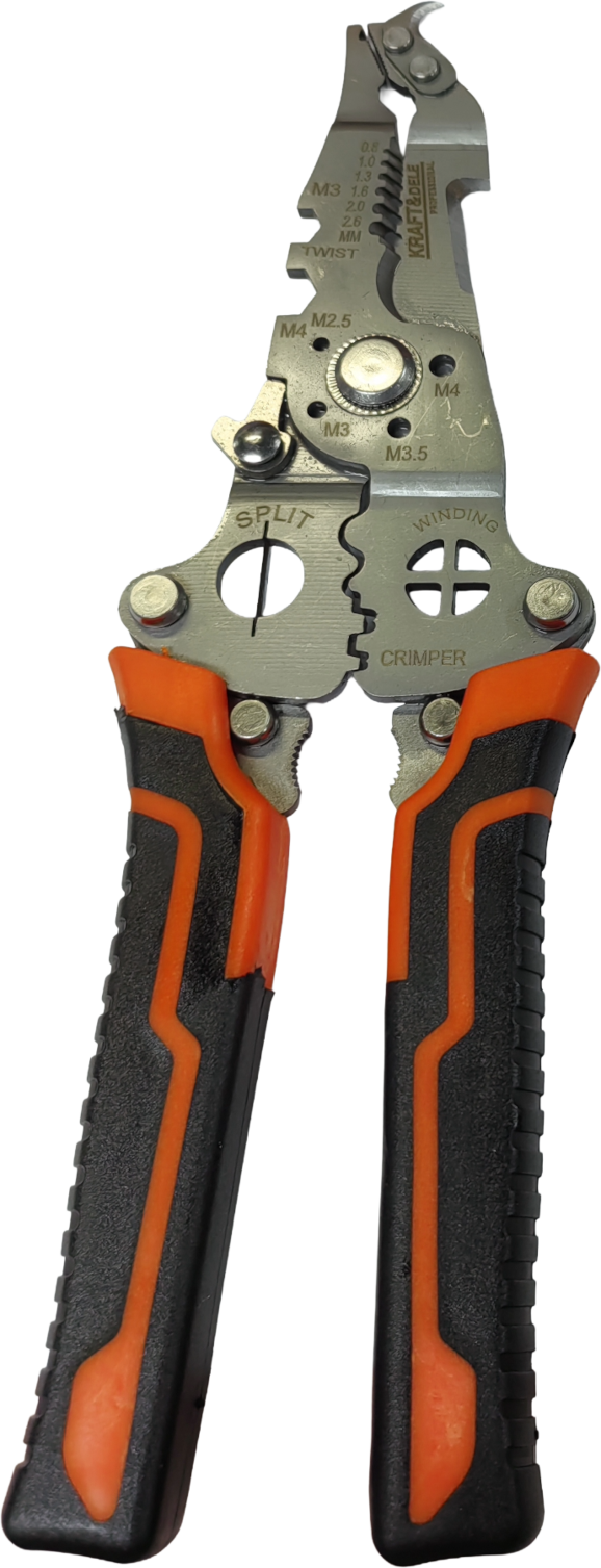 Multifunctional folding pliers, cable insulation stripper KD12693 – pilt 1